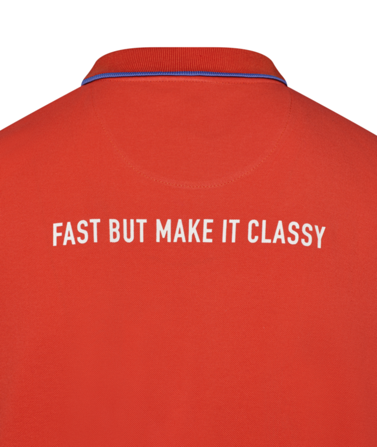 Camiseta polo Vespa naranja «Flame», colección DEC