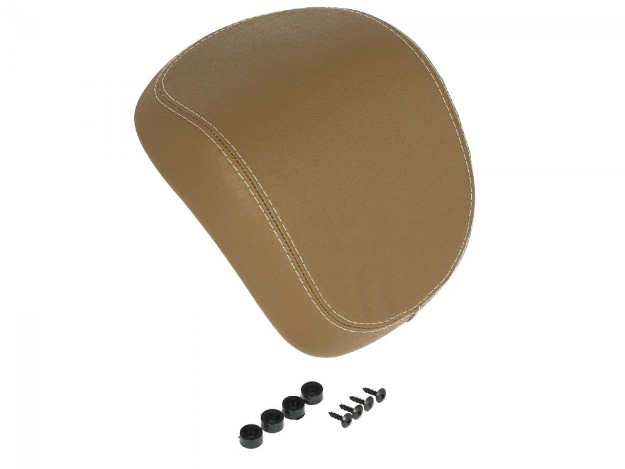 Kit baúl 32L azul oscuro (289/A), respaldo beige para Vespa Primavera