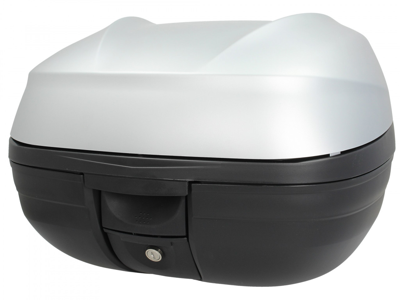 Kit Top Case (incl. placa de retención), 37 l, gris para Piaggio MP3 125 / 300 / Sport HPE