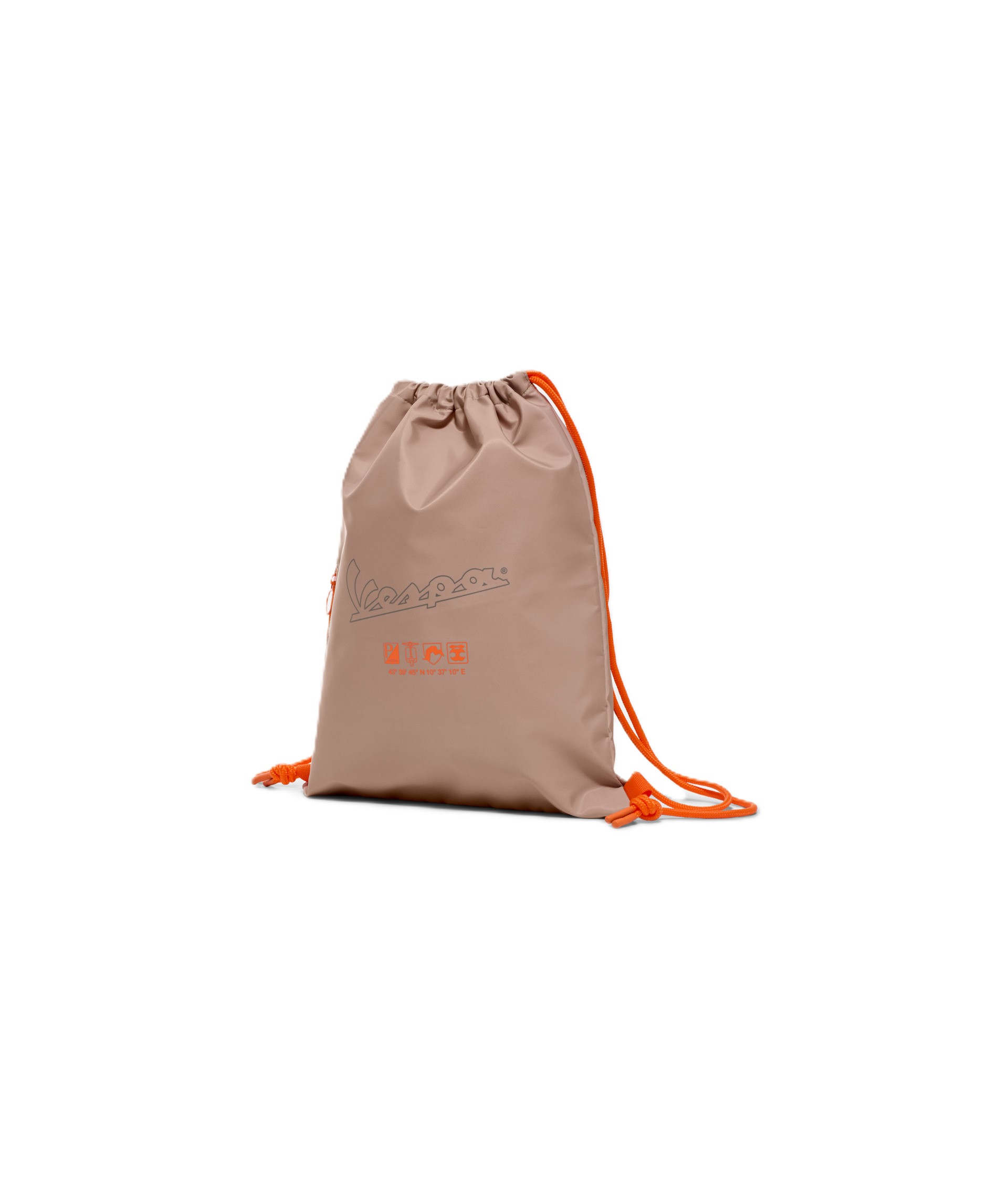 Mochila/bolsa de deporte Vespa Nomad beige, colección DEC