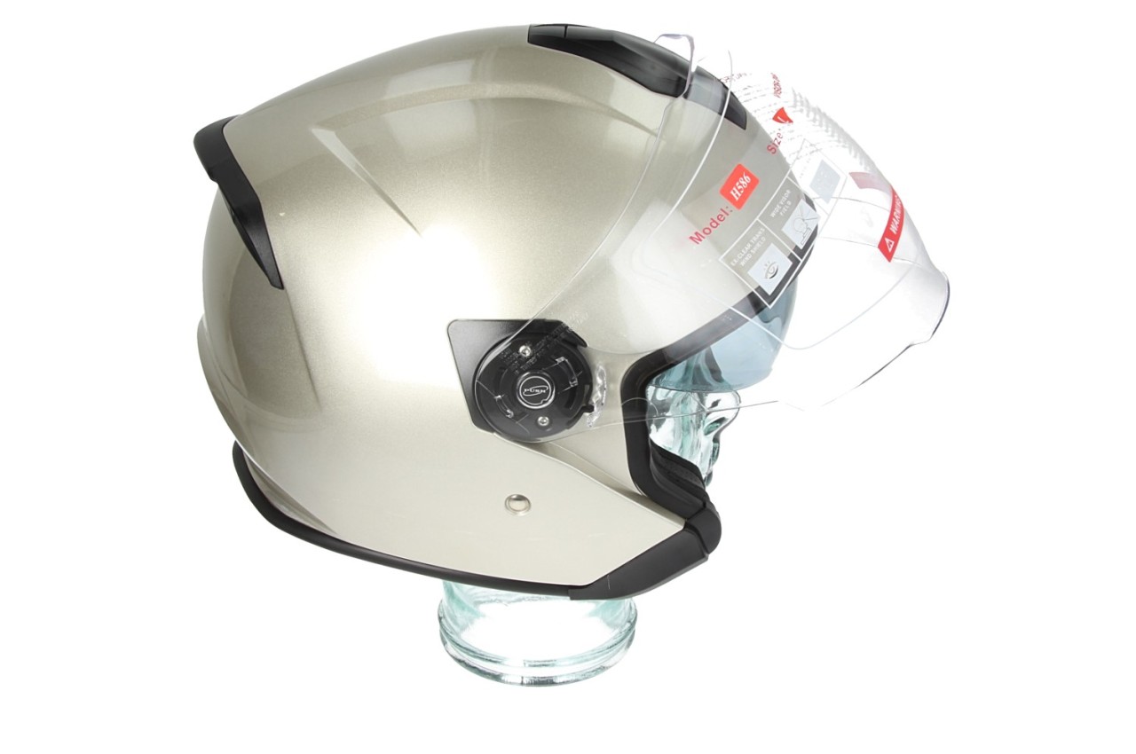 Casco Piaggio Jet Full Jet PFJ gris brillante