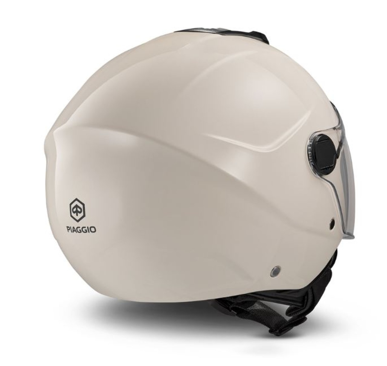 Casco jet Piaggio Demi Jet UL01 blanco brillante