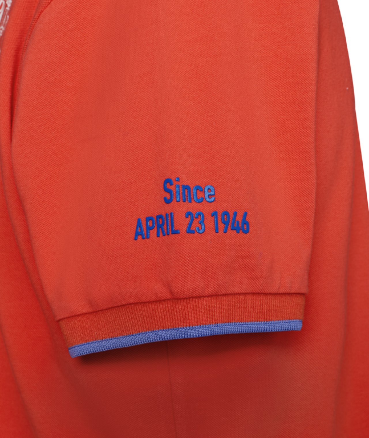 Camiseta polo Vespa naranja «Flame», colección DEC