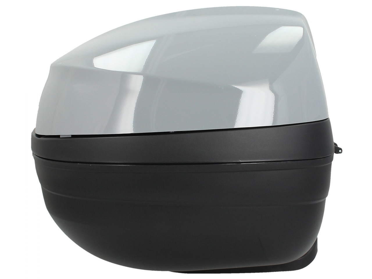 Kit Top Case (incl. placa de retención), 37 l, gris para Piaggio MP3 125 / 300 / Sport HPE