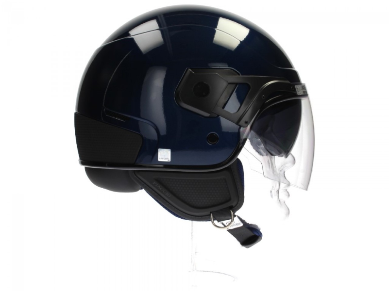 Casco jet Piaggio PJ azul