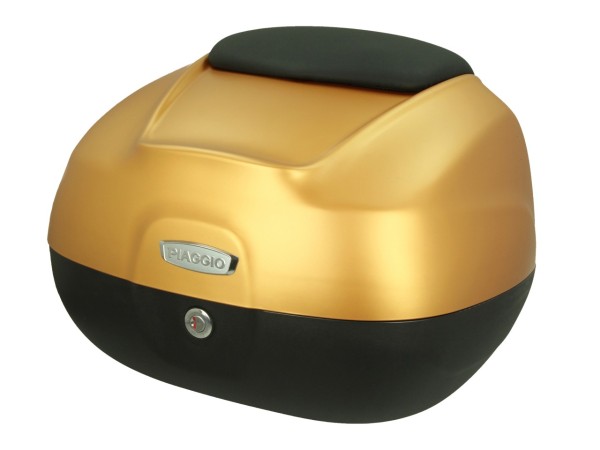 Maleta trasera de 37 l con respaldo para Piaggio Medley Sport 125/200 (24-25) - amarillo metalizado mate L10