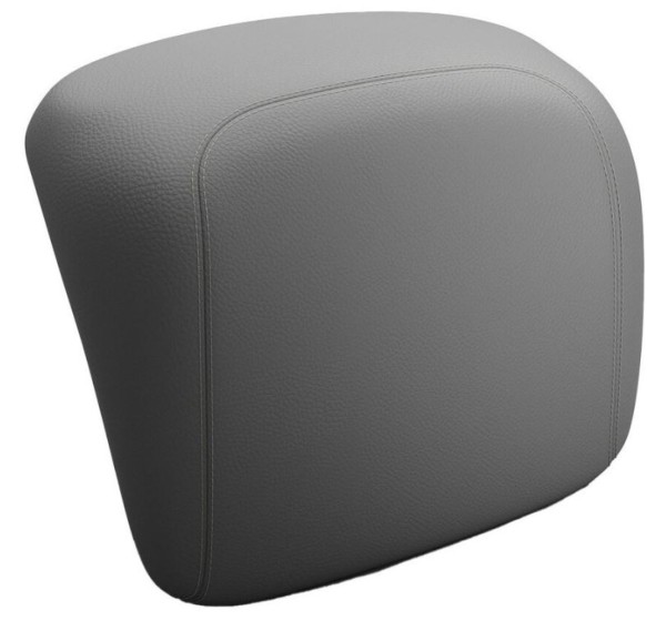 Respaldo original para baúl Vespa GTS/GTV - gris, costuras grises