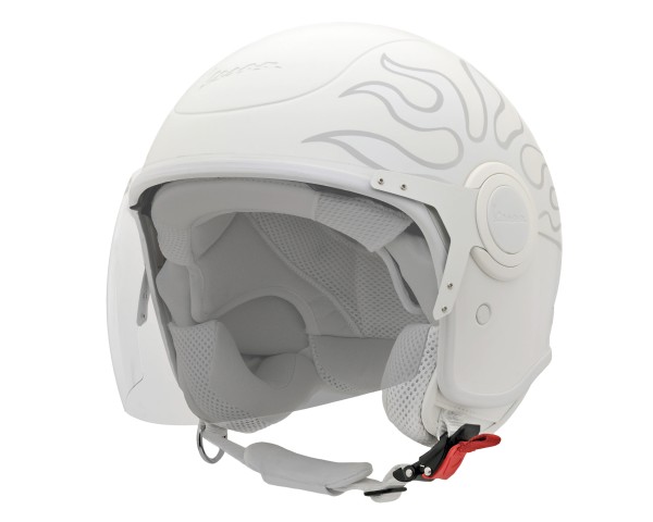 Casco Vespa VJ de Justin Bieber - blanco - M
