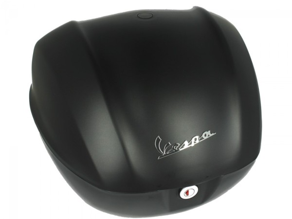 Baúl trasero para Vespa de 32 l, negro mate, modelo 99/C, sin respaldo