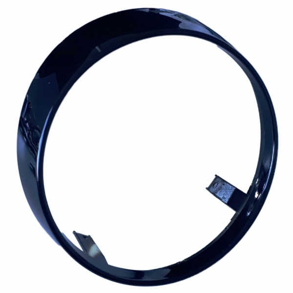 Anillo de la lámpara del marco del faro Vespa GTS 2019 - Negro brillante