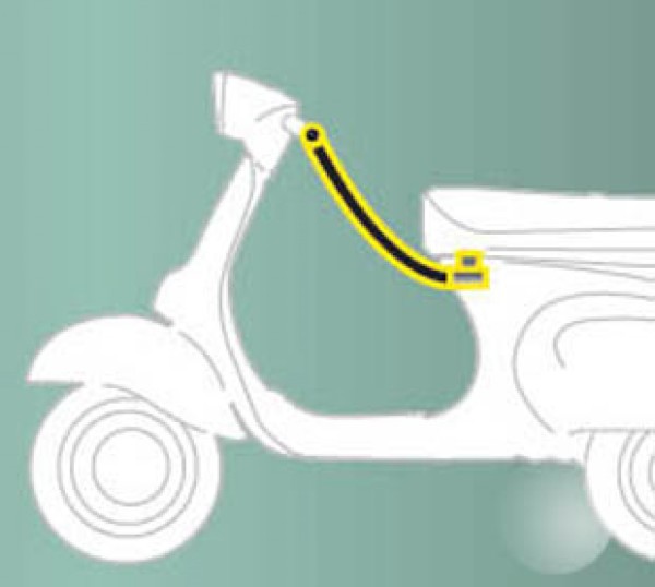 Antirrobo original Piaggio ZIP II 2011 - 2013