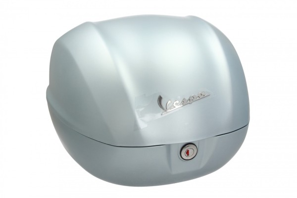 Baúl trasero para Vespa de 32 l, gris mate G02, sin respaldo