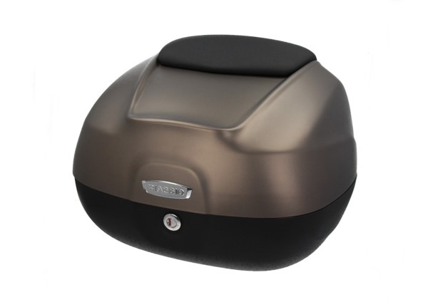 Maleta superior de 37 l con respaldo para Piaggio Medley 125/150 (21-24) - bronce mate metalizado