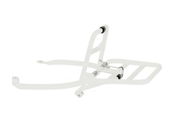 Portaequipajes Justin Bieber blanco trasero Plegable para Vespa Sprint