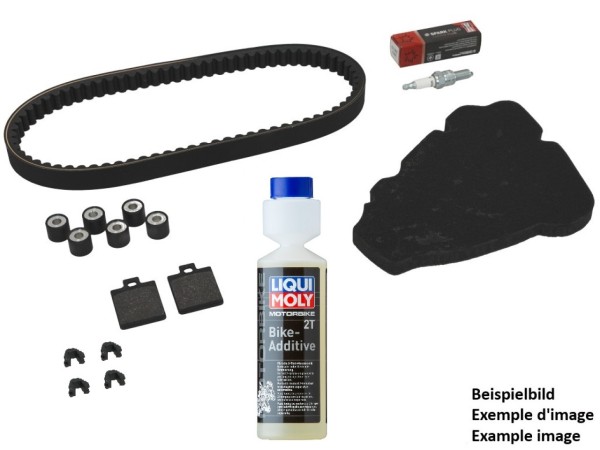 Kit de inspección Premium (OEM) con pastillas de freno + aditivo Piaggio Medley 125 2016