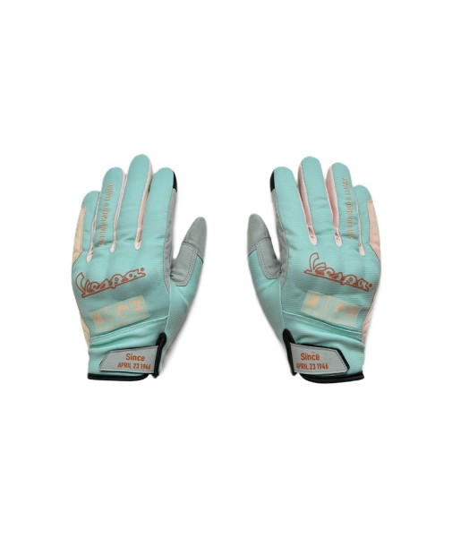 Guantes Vespa turquesa DEC