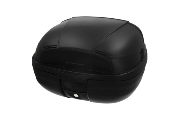 Top Case, 37 l, marrón incl. cojín trasero para Piaggio MP3 500 Sport Advance HPE