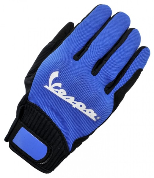 Guantes Vespa color textil azul