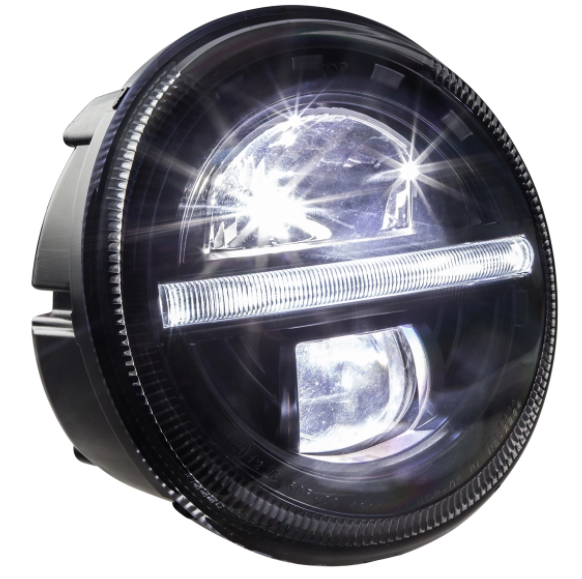 Optica faro &quot;Black Edition&quot; LED para Vespa GTS/​GTS Super/​GT/​GT L 125-300ccm (&#039;03-&#039;18)