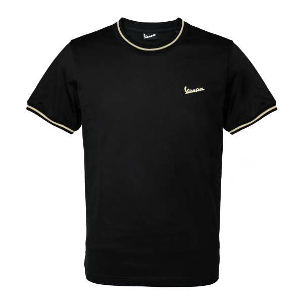 75 años - Camiseta Vespa negra