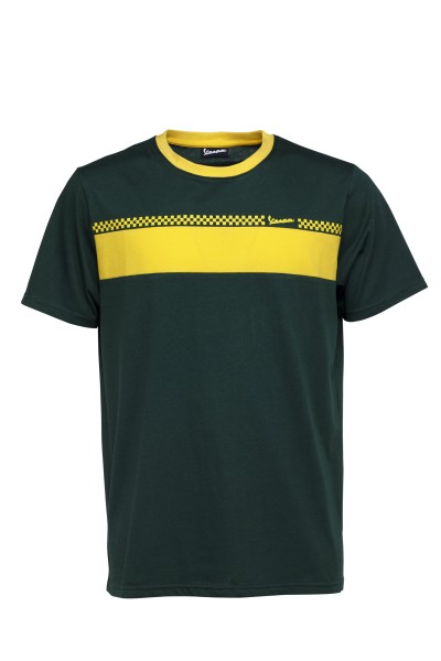 Camiseta Vespa Racing Sixties 60s verde / amarillo
