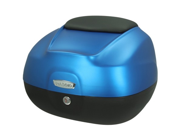 Maleta superior de 37 l con respaldo para Piaggio Medley 125/150 (23-24) - azul mate 297/A