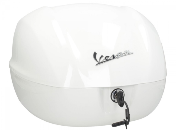 Topcase original 32 l. para Vespa Primavera / Sprint / GTS / PX - Blanco Montebianco / Innocenza 544