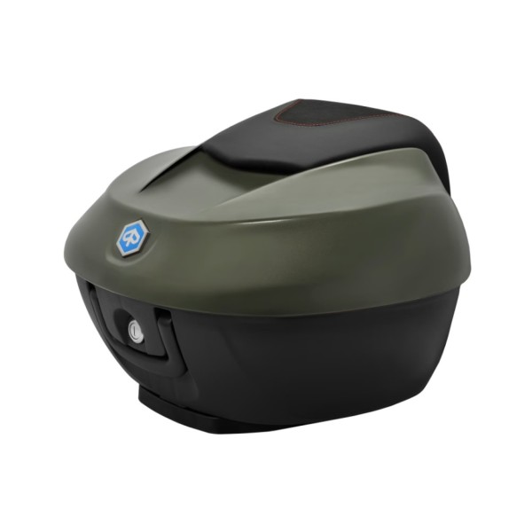 Top Case 36L para Piaggio Beverly HPE 310 / 400 con tapa pintada - verde 333/A