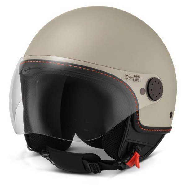 Casco jet Vespa, Vespa Visor LangHe, beige (598) - S