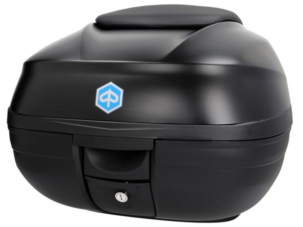 Top Case, 37 l, (NO_negro mate 93/B) incl. cojín trasero para Piaggio MP3 500 Sport Advance HPE