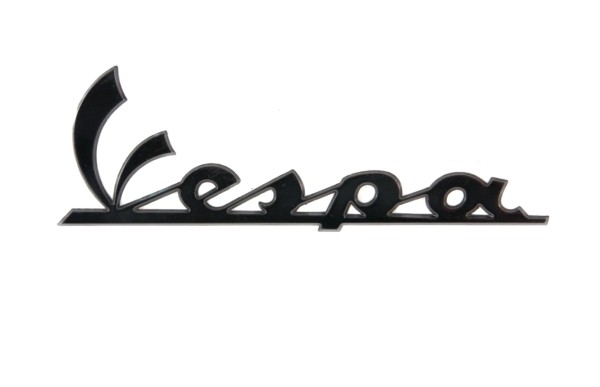 Letras "Vespa" en el escudo de la pata delantera - negro brillante/antracita
